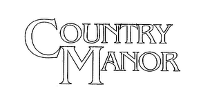 COUNTRY MANOR logo