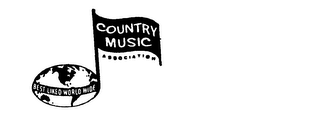 COUNTRY MUSIC ASSOCIATION BEST LIKED WORLD WIDE logo