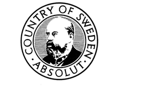 COUNTRY OF SWEDEN .ABSOLUT. logo