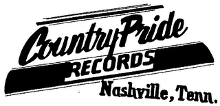 COUNTRY PRIDE RECORDS NASHVILLE, TENN. logo