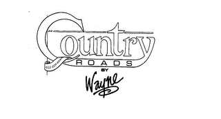 COUNTRY ROADS BY WAYNE logo