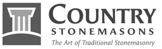 COUNTRY STONEMASONS THE ART OF TRADITIONAL STONEMASONRY logo