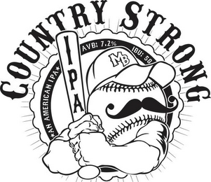 COUNTRY STRONG IPA AN AMERICAN IPA ABV 7.0% IBU: 58 MB logo