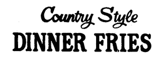 COUNTRY STYLE DINNER FRIES logo