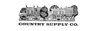 COUNTRY SUPPLY CO. BLACKSMITH GRAND HOTEL SHERIFF SALOON GENERAL STORE logo