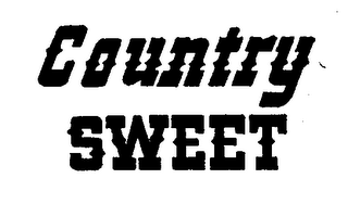COUNTRY SWEET logo