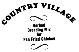COUNTRY VILLAGE HERBED BREADING MIX FOR PAN FRIED CHICKEN logo