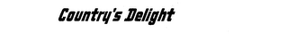 COUNTRY'S DELIGHT logo