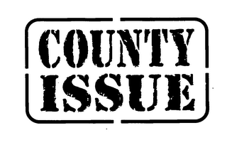 COUNTY ISSUE logo