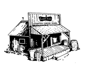 COUNTY LINE COUNTRY CHEESE STORE logo