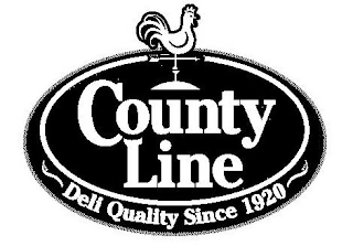 COUNTY LINE DELI QUALITY SINCE 1920 logo