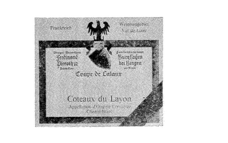 COUPE DE LALAUX COTEAUX DU LAYON APPELLATION DU FERDINAND PIEROTH FRANKREICH WEINBAUGEBIET WEINGUT-WEINKELLEREI FAMILIENSTAMMHAUS SEKTKELLEREI logo