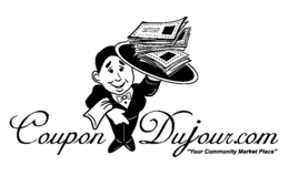 COUPON DUJOUR.COM "YOUR COMMUNITY MARKET PLACE" logo