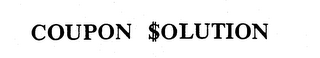COUPON $OLUTION logo