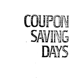 COUPON SAVING DAYS logo