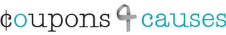 COUPONS 4 CAUSES logo