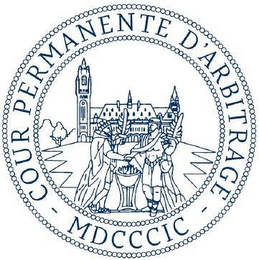 COUR PERMANENTE D'ARBITRAGE MDCCCIC logo