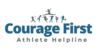 COURAGE FIRST ATHLETE HELPLINE logo