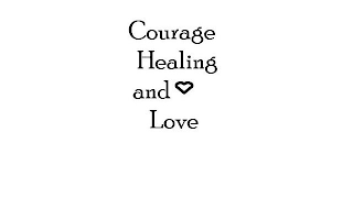 COURAGE HEALING AND LOVE logo