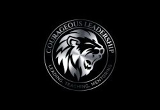 COURAGEOUS LEADERSHIP LEADING, TEACHING, MENTORING logo
