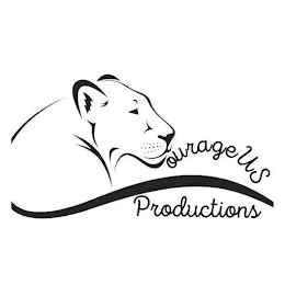 COURAGEUS PRODUCTIONS logo