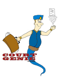 COURT GENIE .COM LAW TICKET logo