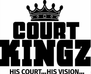 COURT KINGZ HIS COURT... HIS VISION... logo