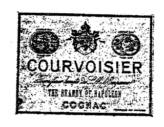 COURVOISIER THE BRANDY OF NAPOLEON COGNAC logo