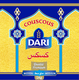 COUSCOUS DARI QUALITÉ PREMIUM MOYEN MEDIUM 1KG logo