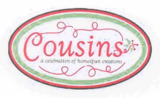COUSINS A CELEBRATION OF HOMESPUN CREATIONS logo