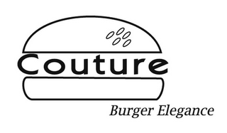 COUTURE BURGER ELEGANCE logo