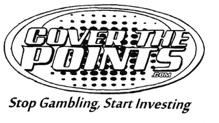 COVER THE POINTS .COM STOP GAMBLING, START INVESTING logo