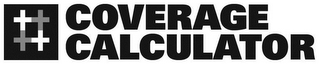 ++++ COVERAGE CALCULATOR logo