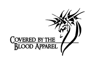 COVERED BY THE BLOOD APPAREL logo
