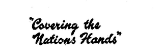 "COVERING THE NATIONS HANDS" logo
