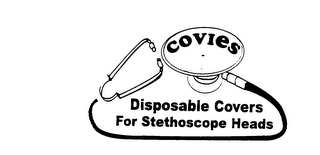 COVIES DISPOSABLE COVERS FOR STETHOSCOPE HEADS logo