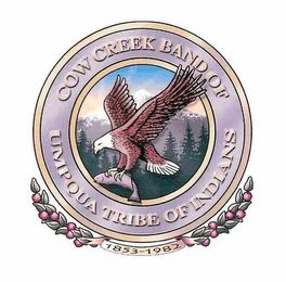 COW CREEK BAND OF UMPQUA TRIBE OF INDIANS 1853-1982 logo