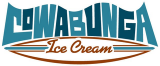 COWABUNGA ICE CREAM logo