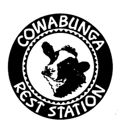 COWABUNGA REST STATION logo