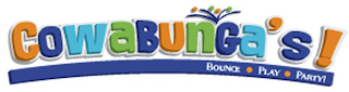 COWABUNGA'S! BOUNCE · PLAY · PARTY! logo
