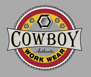 COWBOY AUTHENTIC WORK WEAR logo