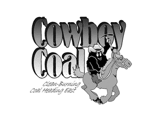 COWBOY COAL CLEAN-BURNING COAL HEADING EAST logo