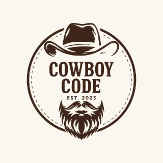 COWBOY CODE EST. 2025 logo