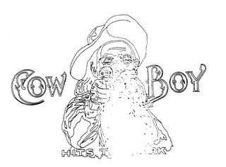COWBOY HITS THE MARK logo