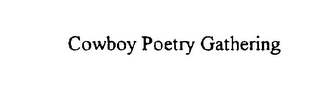 COWBOY POETRY GATHERING logo