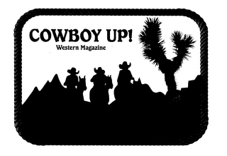 COWBOY UP! WESTERN MAGAZINE logo
