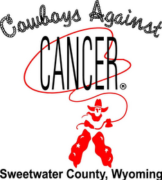COWBOYS AGAINST CANCER SWEETWATER COUNTY, WYOMING logo