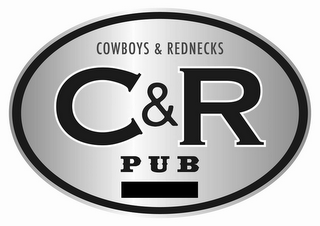 COWBOYS AND REDNECKS C & R PUB logo