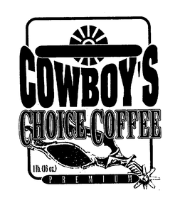 COWBOY'S CHOICE COFFEE PREMIUM logo