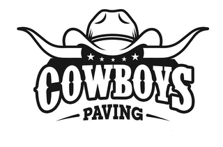 COWBOYS PAVING logo
